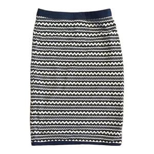 Stitch Fix | Pixley Kendahl Pencil Aztec Skirting Navy | S